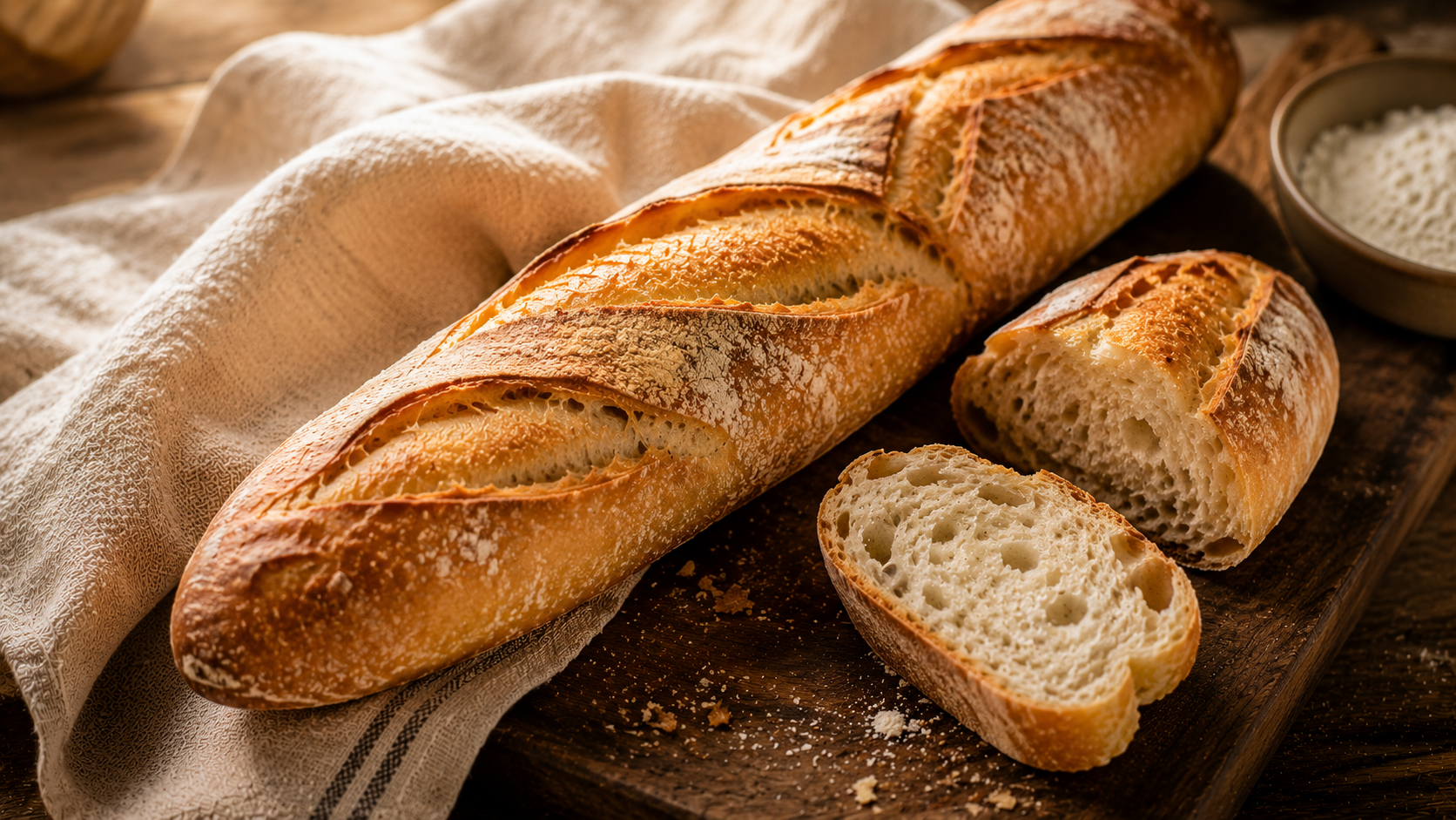 Baguette de pain française tradition