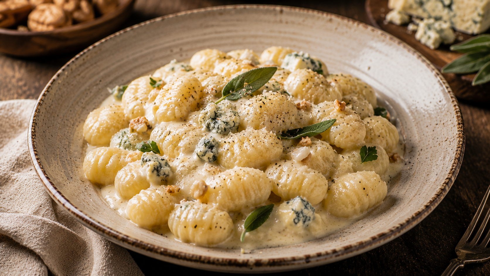 Gnocchis au gorgonzola